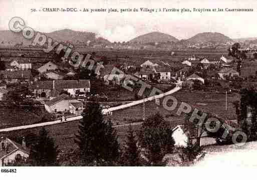 Ville de CHAMPLEDUC, carte postale ancienne