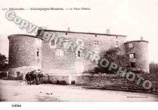 Ville de CHAMPAGNEMOUTON, carte postale ancienne