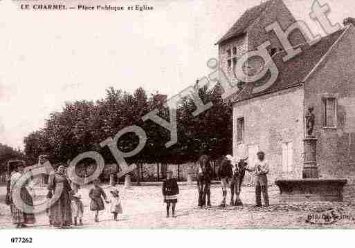 Ville de CHARMEL(LE), carte postale ancienne