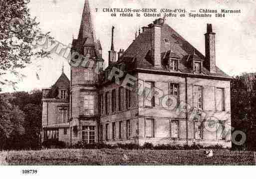 Ville de CHATILLONSURSEINE, carte postale ancienne