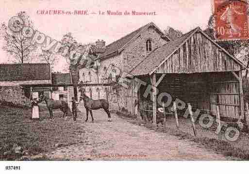 Ville de CHAUMESENBRIE, carte postale ancienne