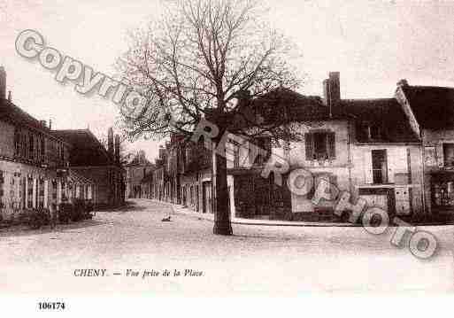 Ville de CHENY, carte postale ancienne