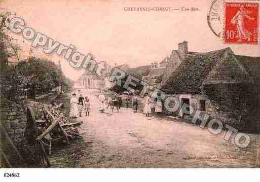 Ville de CHEVANNESCHANGY, carte postale ancienne