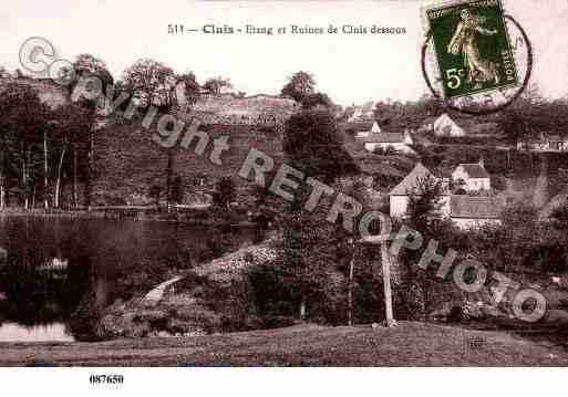 Ville de CLUIS, carte postale ancienne