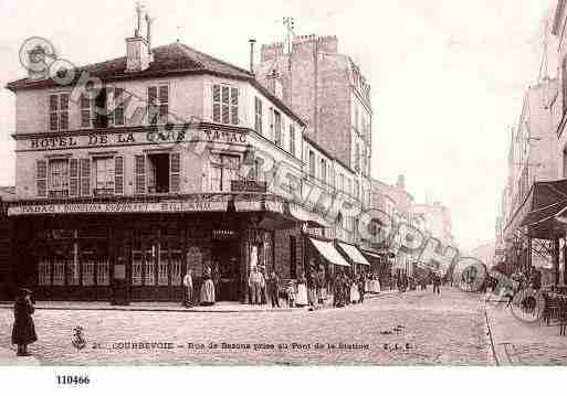 Ville de COURBEVOIE, carte postale ancienne