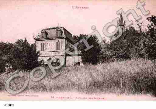 Ville de CRANSAC, carte postale ancienne