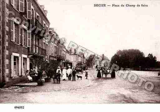 Ville de DECIZE, carte postale ancienne