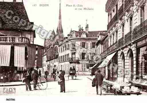 Ville de DIJON, carte postale ancienne