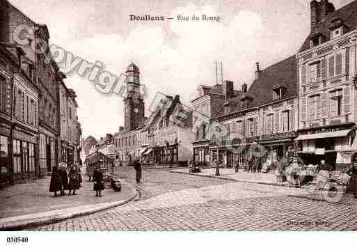 Ville de DOULLENS, carte postale ancienne