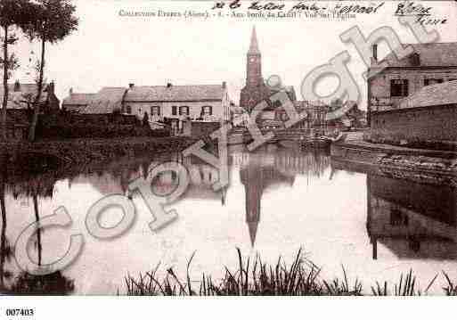 Ville de ETREUX, carte postale ancienne