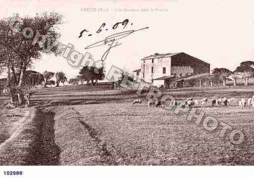 Ville de FREJUS, carte postale ancienne