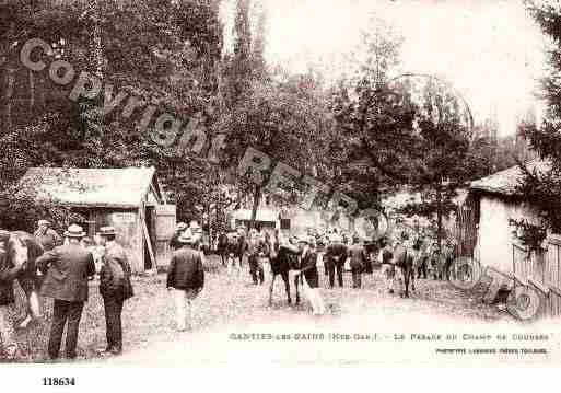 Ville de GANTIES, carte postale ancienne