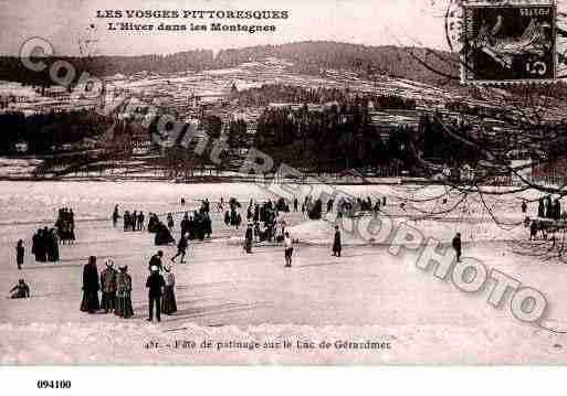 Ville de GERARDMER, carte postale ancienne