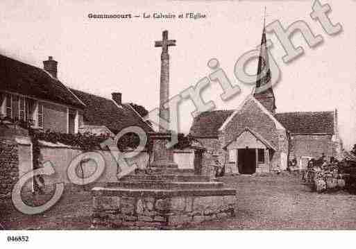 Ville de GOMMECOURT, carte postale ancienne