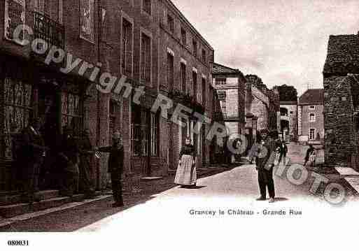 Ville de GRANCEYLECHATEAU, carte postale ancienne