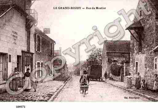 Ville de GRANDROZOY, carte postale ancienne