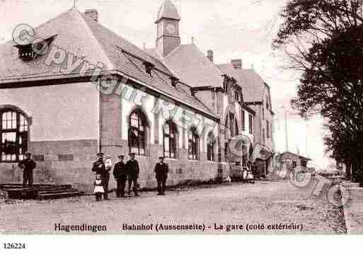 Ville de HAGONDANGE, carte postale ancienne