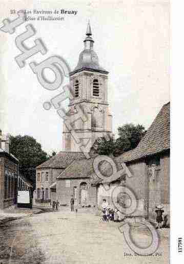 Ville de HAILLICOURT, carte postale ancienne