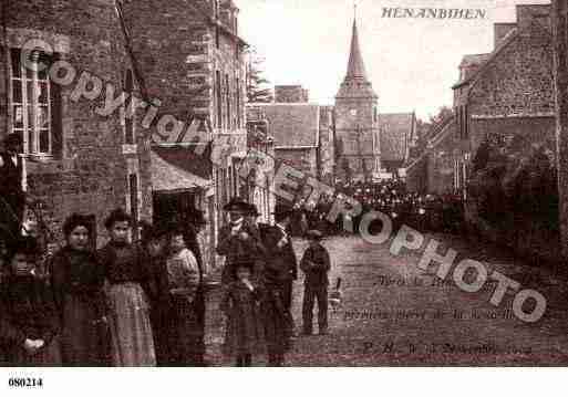 Ville de HENANBIHEN, carte postale ancienne