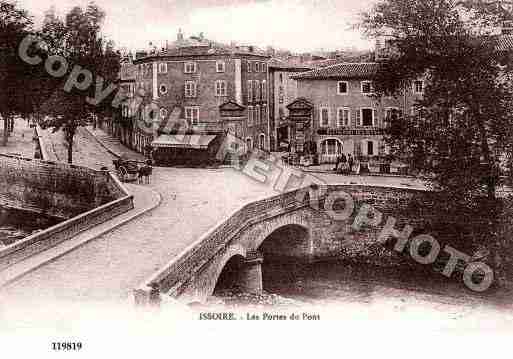 Ville de ISSOIRE, carte postale ancienne