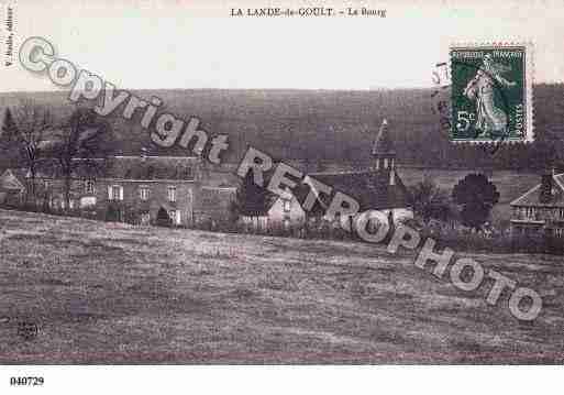 Ville de LANDEDEGOULT(LA), carte postale ancienne