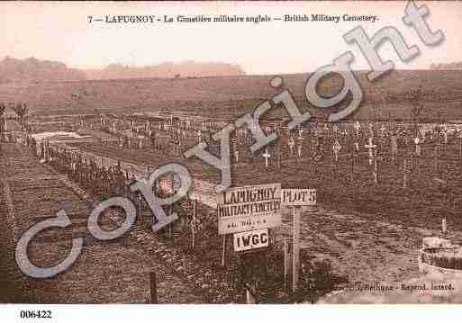 Ville de LAPUGNOY, carte postale ancienne