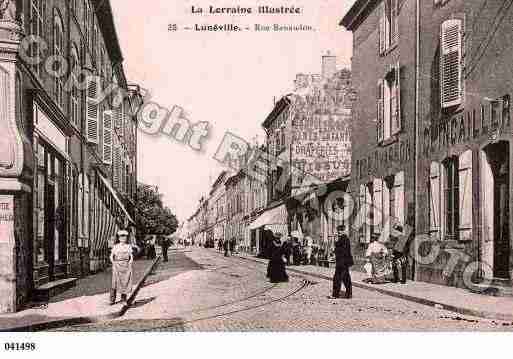 Ville de LUNEVILLE, carte postale ancienne