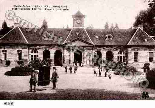 Ville de LUXEUILLESBAINS, carte postale ancienne