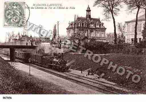 Ville de MAISONSLAFFITTE, carte postale ancienne