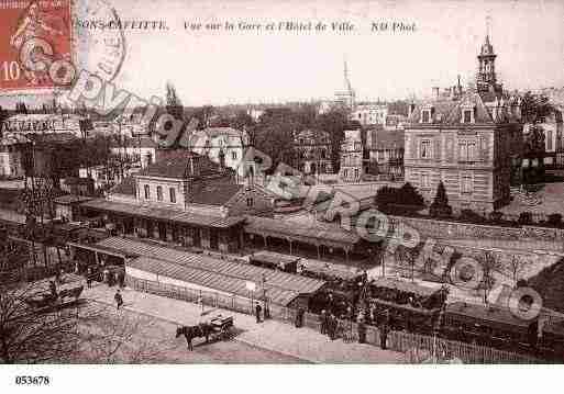 Ville de MAISONSLAFFITTE, carte postale ancienne