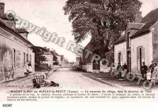 Ville de MALAYLEPETIT, carte postale ancienne