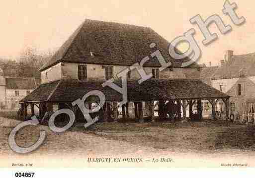 Ville de MARIGNYENORXOIS, carte postale ancienne