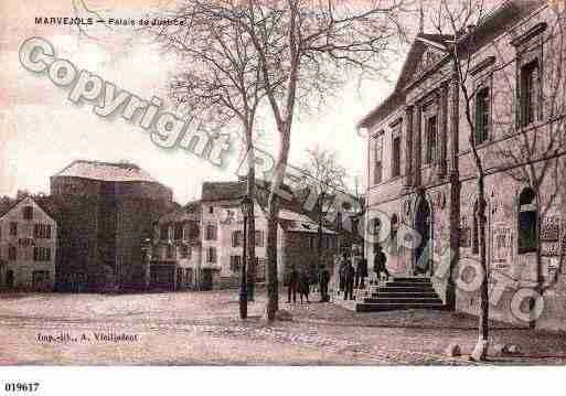 Ville de MARVEJOLS, carte postale ancienne