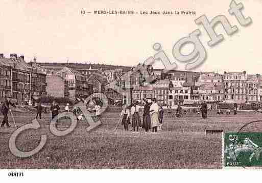 Ville de MERSLESBAINS, carte postale ancienne