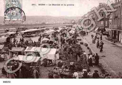 Ville de MERSLESBAINS, carte postale ancienne