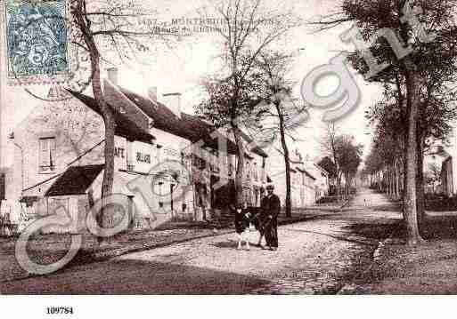 Ville de MONTREUILAUXLIONS, carte postale ancienne