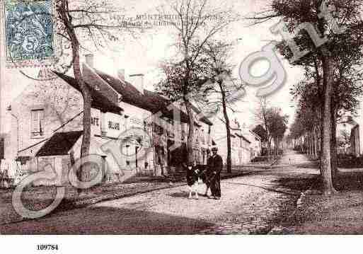 Ville de MONTREUILAUXLIONS, carte postale ancienne