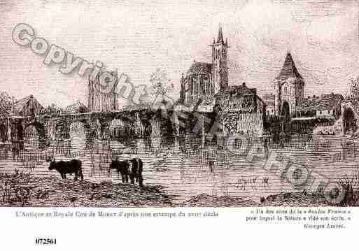 Ville de MORETSURLOING, carte postale ancienne Ville de MORETSURLOING, carte postale ancienne