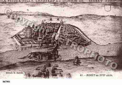 Ville de MORETSURLOING, carte postale ancienne Ville de MORETSURLOING, carte postale ancienne