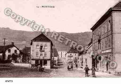 Ville de MORTEAU, carte postale ancienne