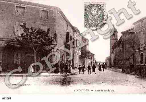 Ville de MOURIES, carte postale ancienne