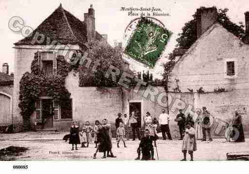 Ville de MOUTIERSSAINTJEAN, carte postale ancienne