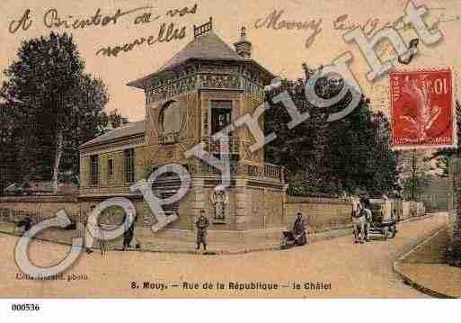 Ville de MOUY, carte postale ancienne