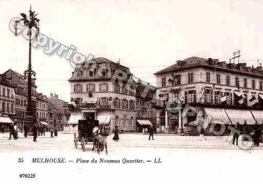 Ville de MULHOUSE, carte postale ancienne