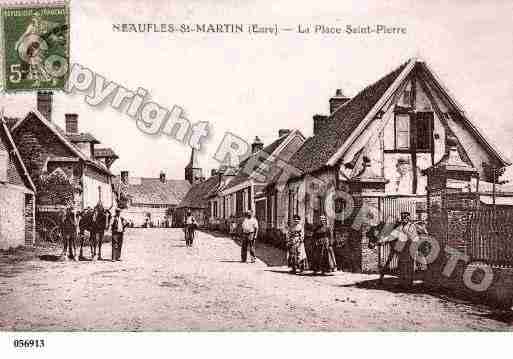 Ville de NEAUFLES, carte postale ancienne