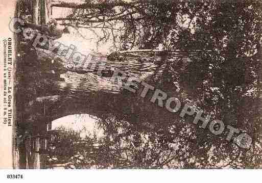 Ville de ORGELET, carte postale ancienne