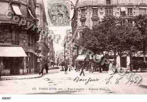 Ville de PARIS17, carte postale ancienne