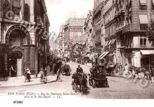 Ville de PARIS8, carte postale ancienne