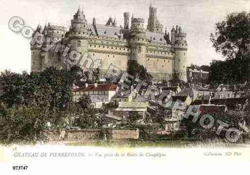 Ville de PIERREFONDS, carte postale ancienne