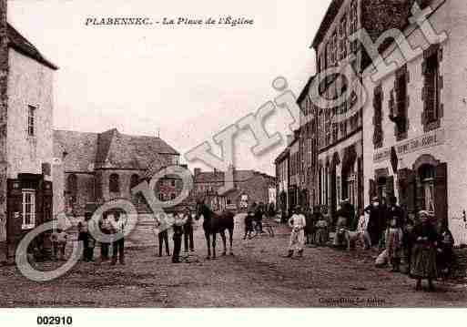 Ville de PLABENNEC, carte postale ancienne